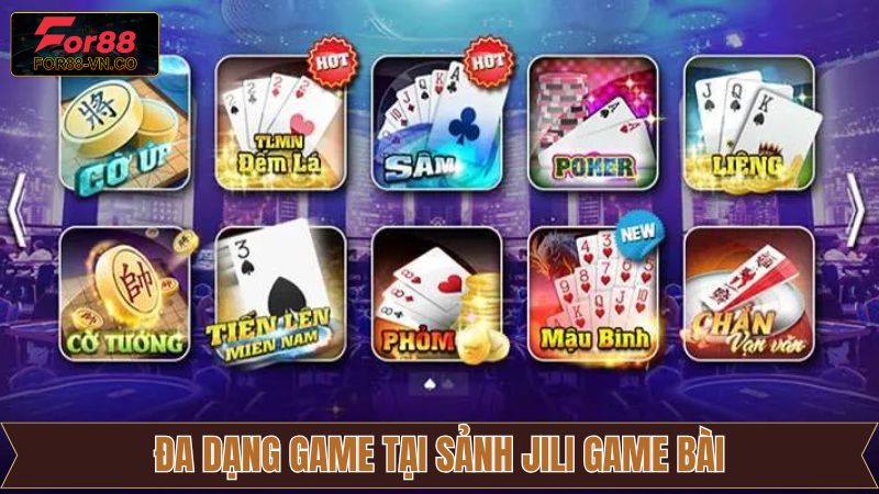 Khám phá các trò chơi đình đám Jili game bài phổ biến 