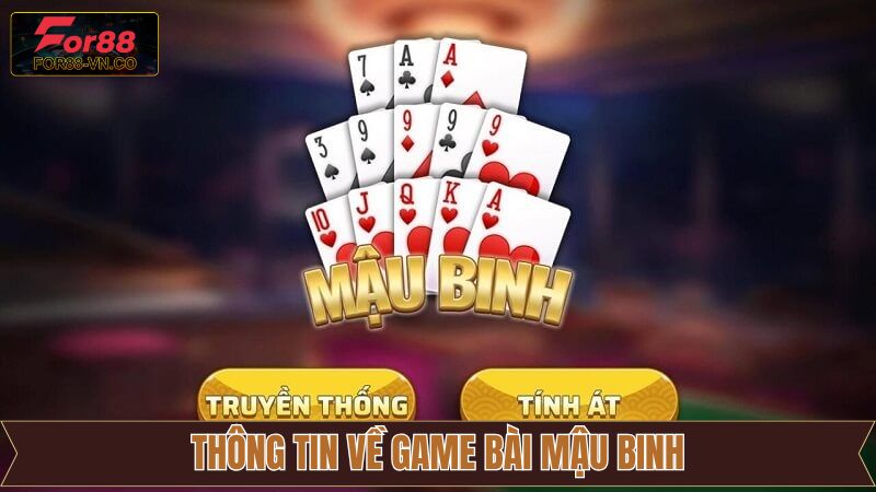 Đôi nét hấp dẫn khi tham gia chơi Mậu Binh 