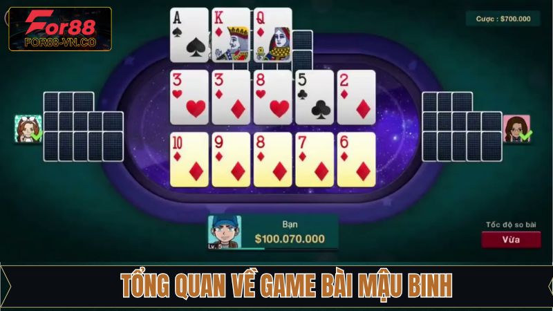 Tổng quan những nét chính về game mậu binh hấp dẫn 