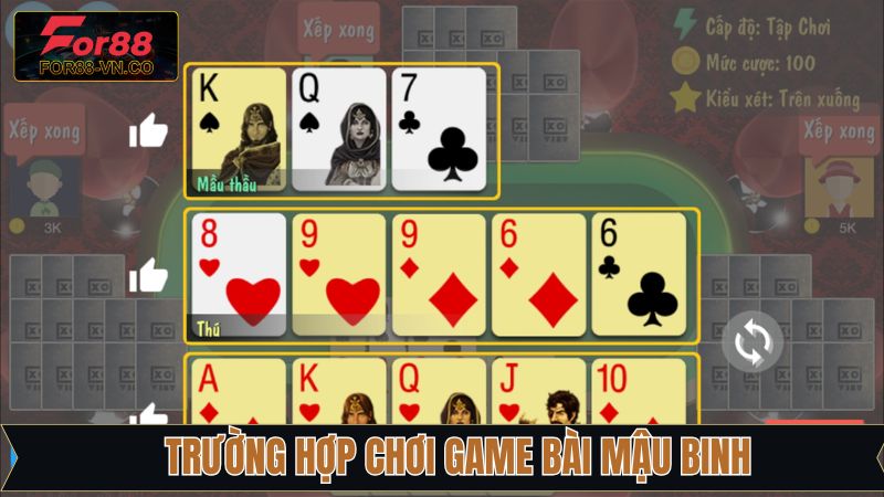 Trường hợp đặc biệt và lỗi thường gặp trong game bài 