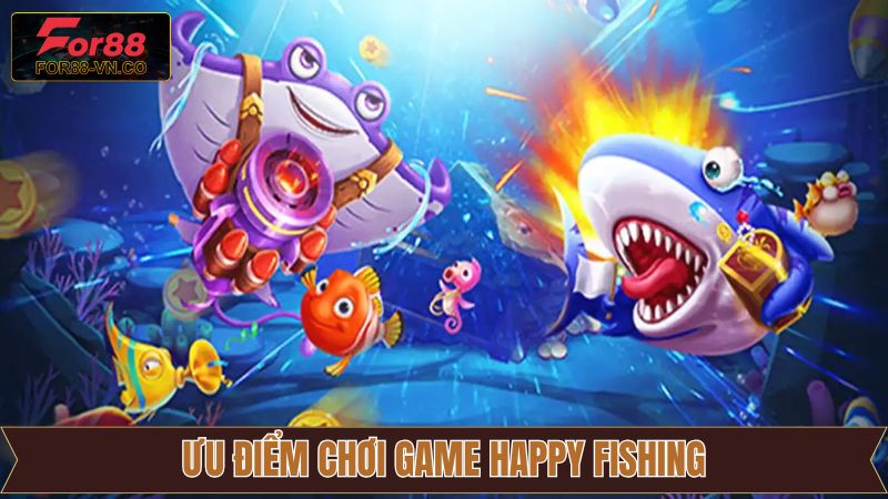 Điểm nhấn đáng chú ý của game bắn cá Happy Fishing